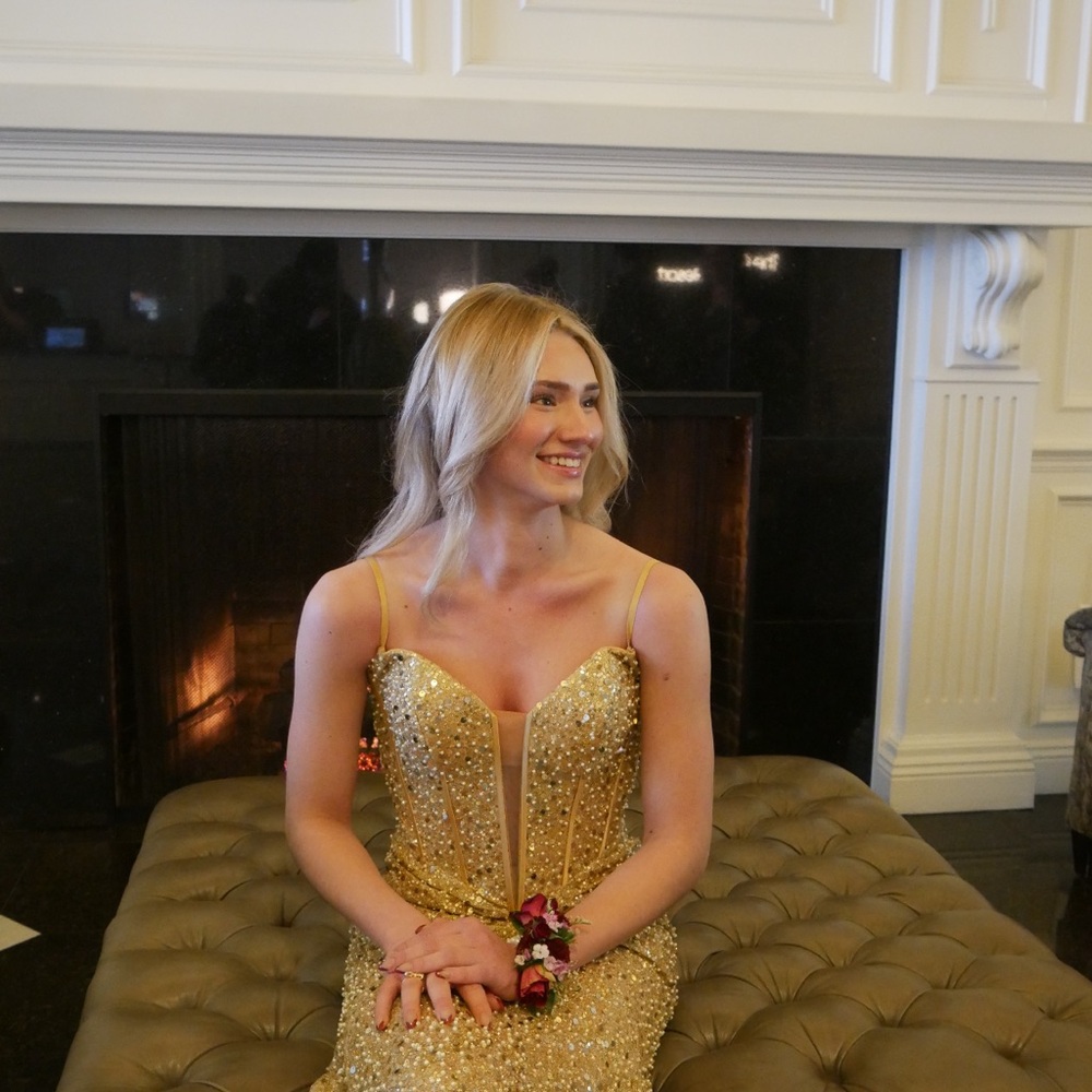 Gold Sequin Gown